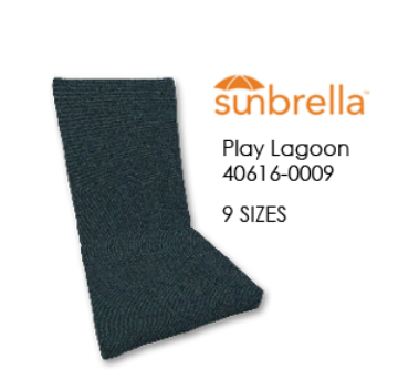 Sunbrella Play Lagoon Universal Patio Chair Cushion With Ties