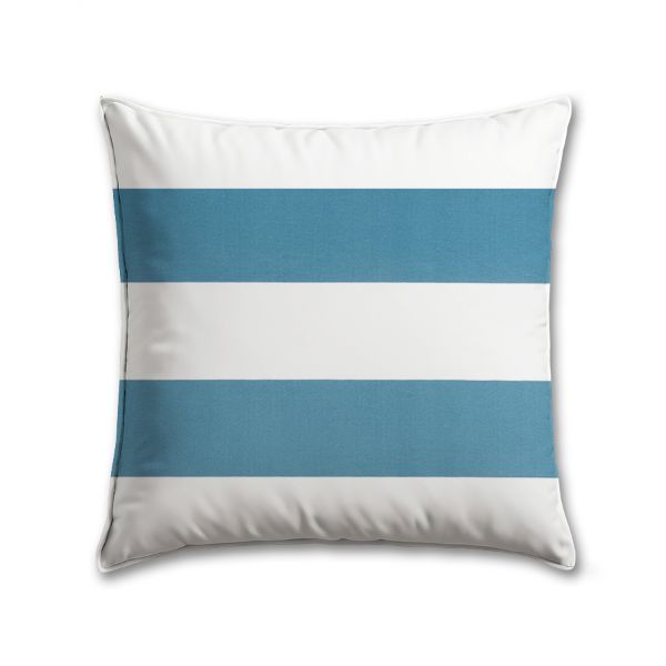Premier Prints Cabana Island Blue Outdoor Pillow | Custom Patio Pillows