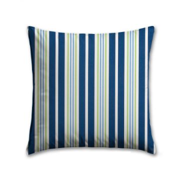 Premier Prints Gibson Courtyard Blue Outdoor Pillow | Custom Patio Pillows