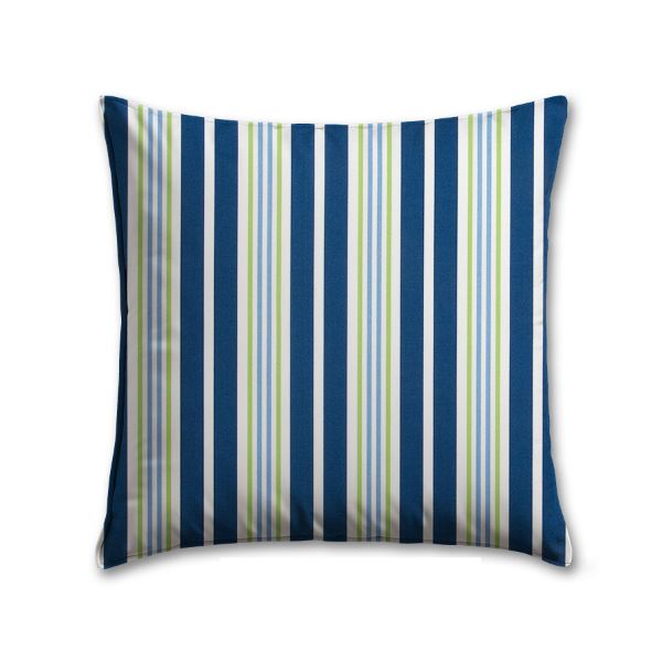 Premier Prints Gibson Courtyard Blue Outdoor Pillow | Custom Patio Pillows