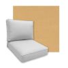 Sunbrella Canvas Harvest Patio Chair Replacement Cushions