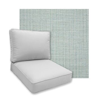 Sunbrella Proven Seaglass Patio Chair Replacement Cushions