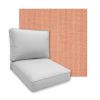 Sunbrella Solo Chili Patio Chair Replacement Cushions