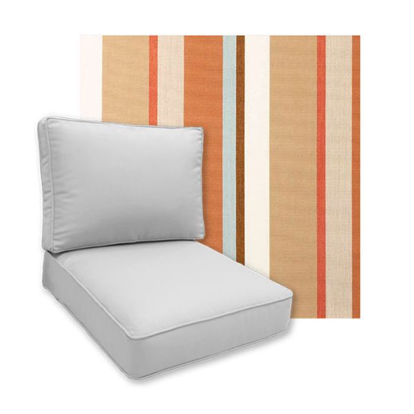 Sunbrella Beaming Mojave Patio Chair Replacement Cushions