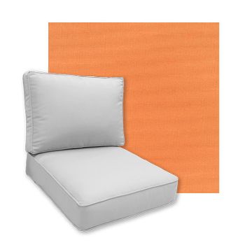 Sunbrella Canvas Tuscan  Patio Chair Replacement Cushions