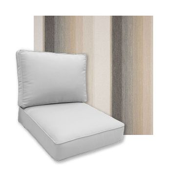 Sunbrella Dip Dye Chickadee Patio Chair Replacement Cushions