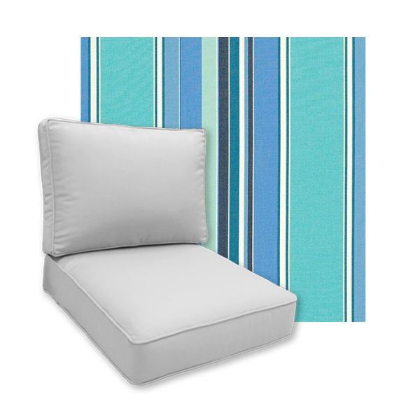 Sunbrella Dolce Oasis Patio Chair Replacement Cushions