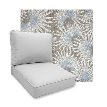Sunbrella Etta Vapor Patio Chair Replacement Cushions
