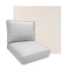 Sunbrella Exhale Cloud Patio Chair Replacement Cushions