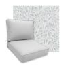 Sunbrella Exquisite Mist Patio Chair Replacement Cushions
