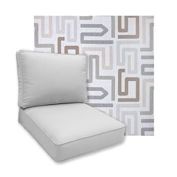 Labyrinth Cloud Lagoon Patio Chair Replacement Cushions