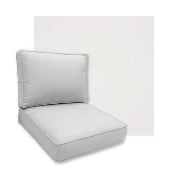 Linville Snow Patio Chair Replacement Cushions