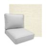 Sunbrella Piazza Parchment Patio Chair Replacement Cushions