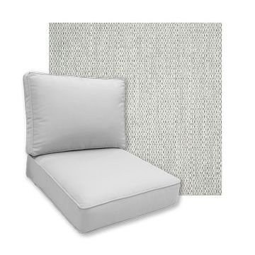 Sunbrella Pique Cloud Patio Chair Replacement Cushions