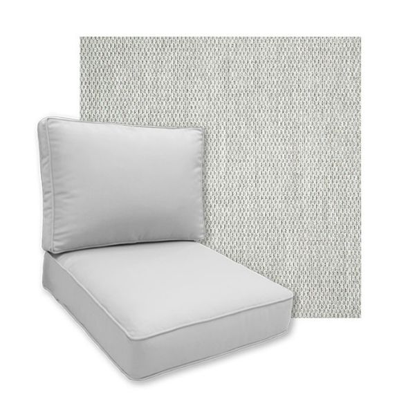 Sunbrella Pique Cloud Patio Chair Replacement Cushions