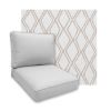Sunbrella Voyage Dune Patio Chair Replacement Cushions