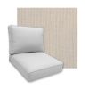 Sunbrella Replay Char Patio Chair Replacement Cushions