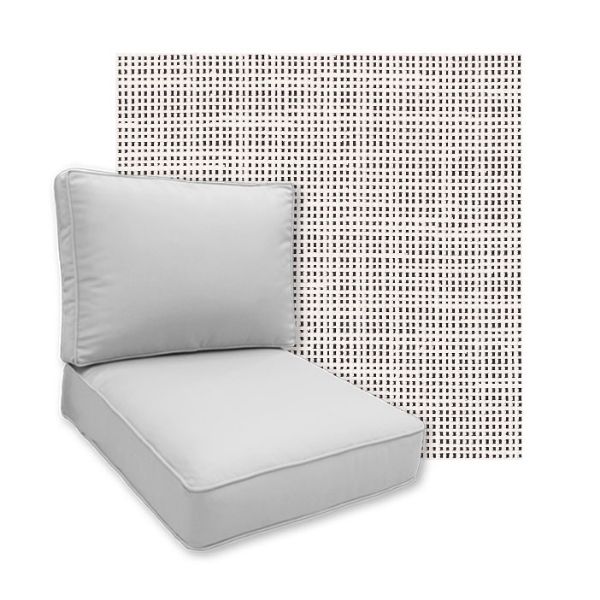 Sunbrella Rest Ink Patio Chair Replacement Cushions