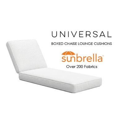 Picture for category Universal Boxed Chaise Lounge Cushions