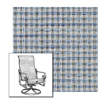 Phifertex Burke Riviera One-Piece Chair Sling | Custom Made To Fit | Custom Patio Sling Replacement