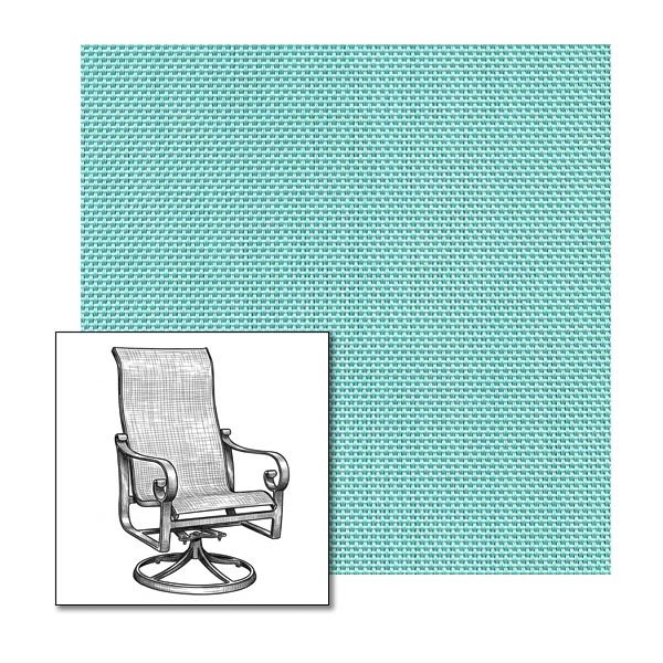 Phifertex Breeze One-Piece Chair Sling | Custom Made To Fit | Custom Patio Sling Replacement