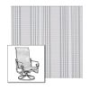 Phifertex Cabana Silver Mist One-Piece Chair Sling | Custom Made To Fit | Custom Patio Sling Replacement