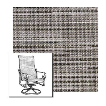 Phifertex Creel Birch One-Piece Chair Sling | Custom Made To Fit | Custom Patio Sling Replacement