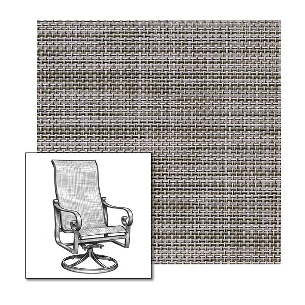 Phifertex Creel Birch One-Piece Chair Sling | Custom Made To Fit | Custom Patio Sling Replacement