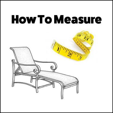 Picture for category How To Measure | Chaise Lounge