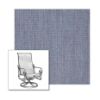 Sunbrella Augustine Denim One-Piece Chair Sling | Custom Made To Fit | Custom Patio Sling Replacement