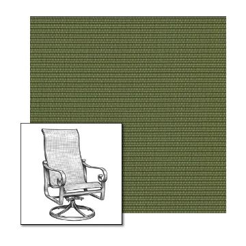 Phifer Dupioni Kiwi One-Piece Chair Sling | Custom Made To Fit | Custom Patio Sling Replacement