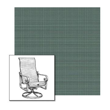 Phfier Dupione Seamist One-Piece Chair Sling | Custom Made To Fit | Custom Patio Sling Replacement