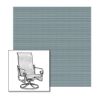 Phifer Dupione Winter Blue One-Piece Chair Sling | Custom Made To Fit | Custom Patio Sling Replacement