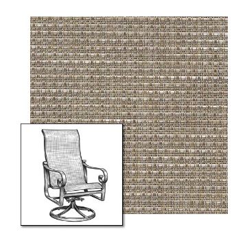 Phifer Gannon Birch One-Piece Chair Sling | Custom Made To Fit | Custom Patio Sling Replacement