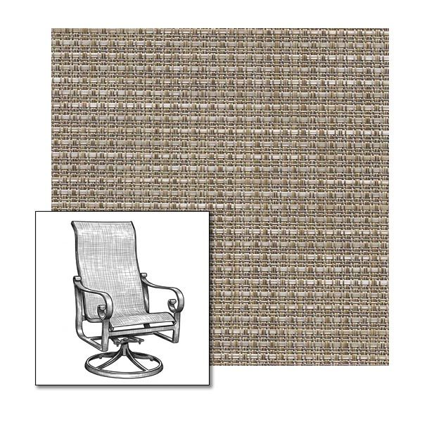Phifer Gannon Birch One-Piece Chair Sling | Custom Made To Fit | Custom Patio Sling Replacement