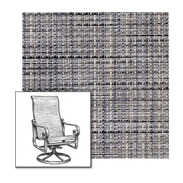 Phifer Gannon Granite One-Piece Chair Sling | Custom Made To Fit | Custom Patio Sling Replacement