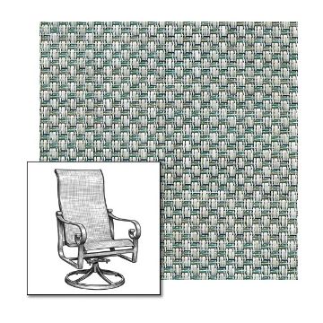 Phifer Interlock Calypso One-Piece Chair Sling | Custom Made To Fit | Custom Patio Sling Replacement