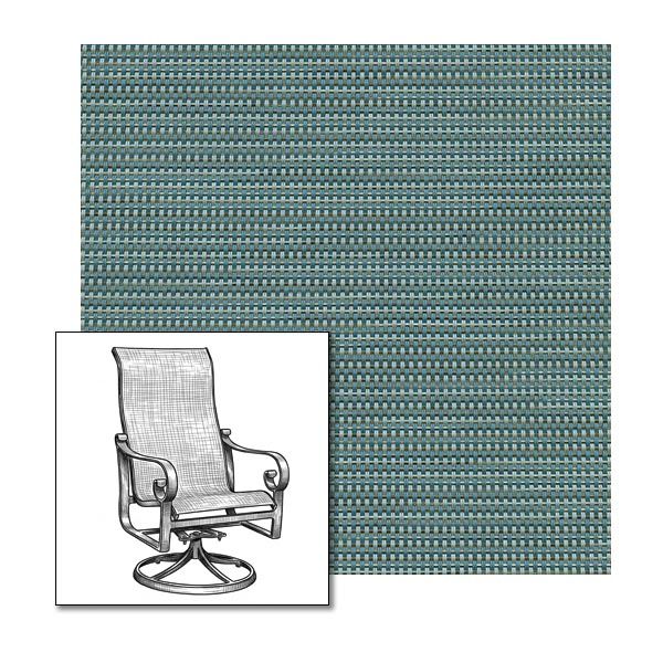 Phifer Madras Tweed Surf One-Piece Chair Sling | Custom Made To Fit | Custom Patio Sling Replacement