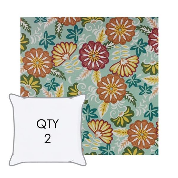 Richloom Solarium Custom Outdoor Pillows | Richloom Solarium® Printed Fabrics | Set of 2