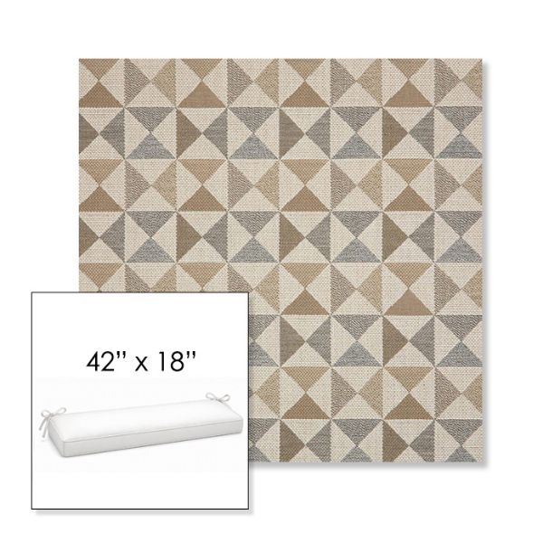 Picture of Array Dune | Sunbrella® 42" x 18" Outdoor Bench Cushion