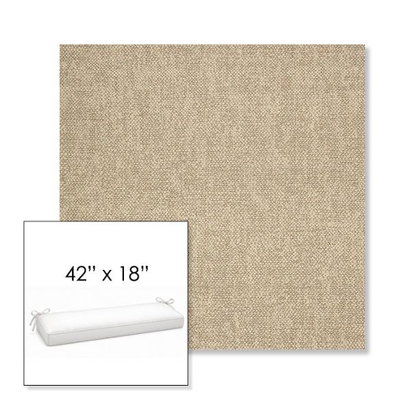 Picture of Chartres Malt | Sunbrella® 42" x 18" Outdoor Bench Cushion