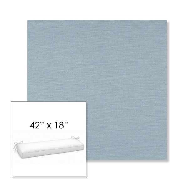 Picture of Exhale Dewdrop | Sunbrella® 42" x 18" Outdoor Bench Cushion