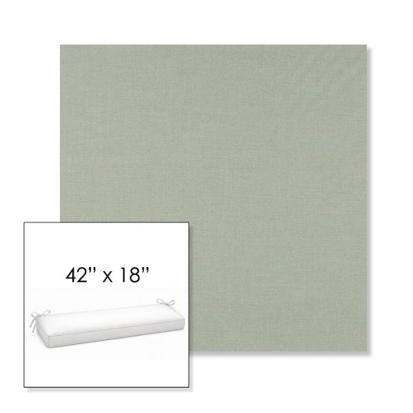 Picture of Exhale Rainwashed | Sunbrella® 42" x 18" Outdoor Bench Cushion