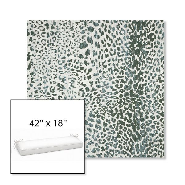 Picture of Instinct Willow | Sunbrella® 42" x 18" Outdoor Bench Cushion