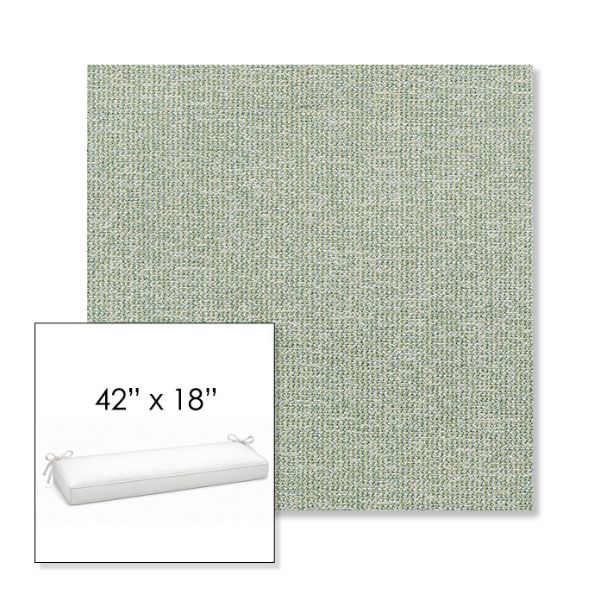 Picture of Kismet Moss | Sunbrella® 42" x 18" Outdoor Bench Cushion