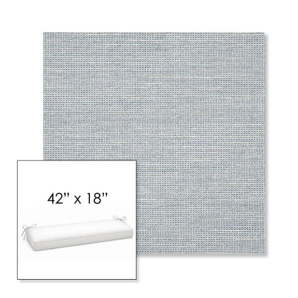 Picture of Kudos Saltwater | Sunbrella® 42" x 18" Outdoor Bench Cushion