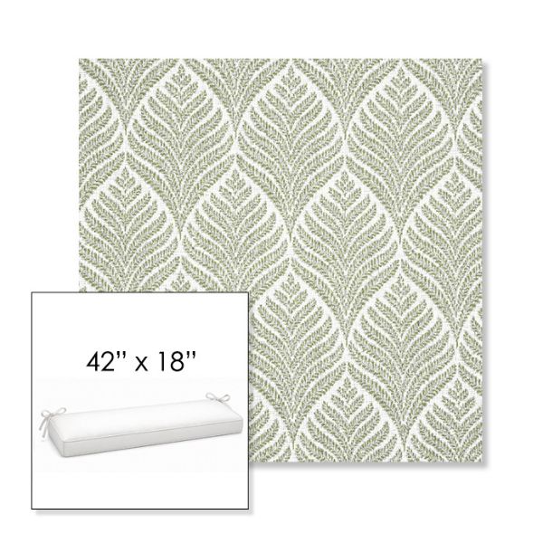 Picture of Linnaeus Spring | Sunbrella® 42" x 18" Outdoor Bench Cushion