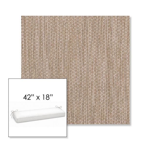 Picture of Metamorphic Sand | Sunbrella® 42" x 18" Outdoor Bench Cushion