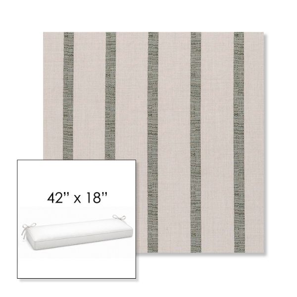 Picture of Mixi Fern | Sunbrella® 42" x 18" Outdoor Bench Cushion