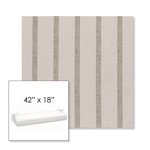 Picture of Mixi Wren | Sunbrella® 42" x 18" Outdoor Bench Cushion